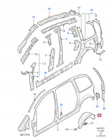 NADKOLE FORD GALAXY 1994- 2000- 1325490 _ 4M21-278B51-AB