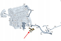 ZAWÓR PRZEWÓD ODPOWIETRZAJĄCY 2.0 CGI HYBRYDA MERCEDES OE A2740187201