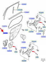 OSŁONA WEWNĘTRZNA DRZWI FOCUS MK2 2004- 1480306 _ 4M51-A045H23-BB