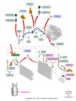 PRZEWÓD KLIMATYZACJI FORD C-MAX Mk2 1.6 TDCI 10-12_1696173_AV61-19N601-BD