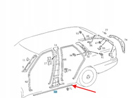LISTWA OCHRONNA PROGU LEWA MERCEDES C klasa W202 OE A2026800174
