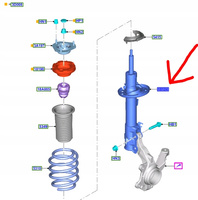 AMORTYZATOR PRZEDNI LEWY FORD ECOSPORT Mk2 2017-_2567190_GN15-18K001-M3C