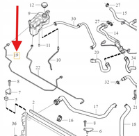 WĄŻ PRZEWÓD CHŁODNICY OLEJU 1.6D D4162T VOLVO S60 V60 2011- V70 OE 31338873