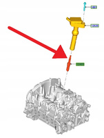 ŚWIECA ZAPŁONOWA 1.0 EB FORD FIESTA PUMA FOCUS 18- 2207424 _ H6BG-12405-AA