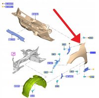 BŁOTNIK LEWY PRZÓD FORD FOCUS 2018- OE 2621784 _ PJX7B-A16009-AG