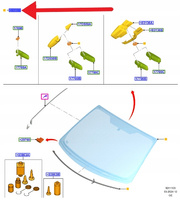 SZYBA PRZEDNIA OGRZEWANA FORD FOCUS 2018- OE 2644905 _ JX7B-A03100-RB