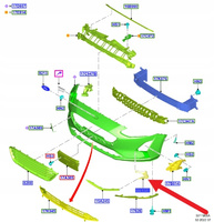 UCHWYT HALOGENU PRAWY PRZÓD FOCUS 2018- 2022 2201280 _ JX7B-15A298-A1B