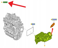 TERMOSTAT 1.5L TDCI FORD KUGA 2020- 2292588 _ JX6Q-8A586-AB