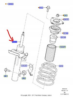 AMORTYZATOR LEWY PRZÓD FORD FOCUS Mk2 C-MAX Mk1 1595298 _ 4M51-18K001-PBD