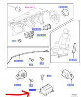 MODUŁ PODUSZEK AIRBAG FORD MONDEO Mk4 2010_1686331_AS7T-14B321-AC