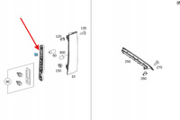LEWA OPRAWKA WKŁAD LAMPY TYŁ MERCEDES SPRINTER W907 W910 OE A9108206800