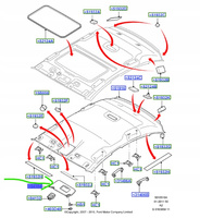 OSŁONA PRZECIWSŁONECZNA LEWA FORD MONDEO  _ 1874697 _ 7S71-A04101-AE34X1