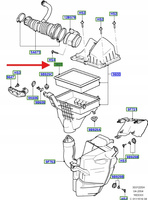 FILTR POWIETRZA 1.6 DIESEL FOCUS 2004- C-MAX 2003- 1232095 _ 3M51-9601-DA