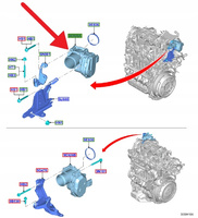 PRZEPUSTNICA POWIETRZA 1.5 TDCI FORD FOCUS PUMA 2238355 _ JN1Q-9E926-AC