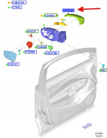 OBUDOWA LUSTERKA LEWA FORD OE KUGA 2012-2020 1894789 _ CM51-17D743-CA5FM6