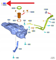 RURA WLEW PALIWA 1.5 TDCI 2.0 ECOBLUE FOCUS 2018- OE 2501550 _ JX61-9032-DC