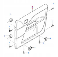 POSZYCIE WEWNĘTRZNE DRZWI PRAWE FORD MONDEO MK3 1328150 _  4S71-F23942-AB1DMP