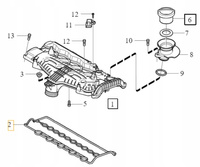 USZCZELKA POKRYWY ZAWORÓW D5 VOLVO S60 V60 2011- V40 S80 OE 31430317