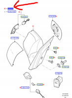 LUSTERKO ZEWNĘTRZNE LH FORD FOCUS Mk2 C-MAX 2004-_1376304_4M51-17683-AJ