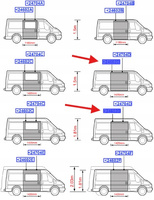 DRZWI PRZESUWNE PRAWA STRONA FORD TRANSIT 2006- 1424725 _ 6C11-V24602-BC