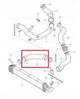 PRZEWÓD POWIETRZA VOLVO S60 II 11-18r S80 II 07-15