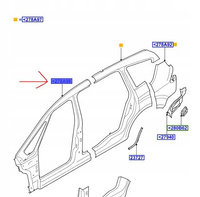 PRÓG SŁUPEK POSZYCIE LEWY FORD S-MAX Mk1 2010-15