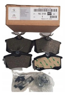 KLOCKI HAMULCOWE TYLNE C3 C4 CACTUS DS3 207 208 OE 1631831780