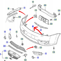 ZDERZAK PRZEDNI FORD MONDEO Mk3 2000-2007 _1132707_1S7J-17810-AAXWAA