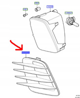 KRATKA HALOGENU PRAWA FORD FOCUS C-MAX 2007- OE 1473524 _ 7M5J-15A245-AA 
