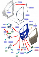 OGRANICZNIK TRANSIT TOURNEO CUSTOM 2012- 2587200 _ BK21-V23500-AL
