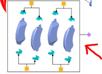 KLOCKI HAMULCOWE PRZÓD FORD TRANSIT Mk7 Mk8 CUSTOM _2391870_BK31-2K021-AE
