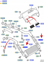 PRZEWÓD POWIETRZE TRANSIT CONNECT 02-13 5050745 _ 8T16-6N650-AB