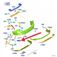 ODBLASK LEWY TYŁ FORD FOCUS KOMBI 2018- OE 2540622 _ NX7B-13B415-BA