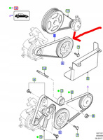 PASEK ALTERNATORA FORD TRANSIT 2002-2006 2.0 TDCI _1332733_1C1Q-6D314-BB
