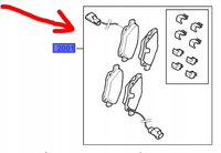 KLOCKI HAMULCOWE PRZÓD FORD TRANSIT Mk6 2006-2014 _1721086_9C11-2K021-BA