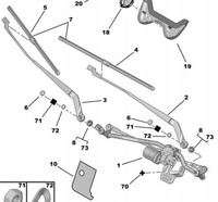 Oryginalne Pióra Wycieraczek Citroen Jumper III 1642334980
