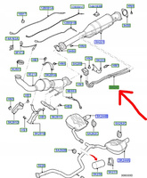 PRZEWÓD CZUJNIKA DPF FORD MONDEO S-MAX GALAXY TDCi 1707010 _ AG91-5H241-AA