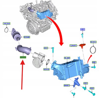 RURA WĄŻ TURBO FORD FOCUS PUMA ECOSPORT 1.5 TDCi 2444979 _ JN11-6F072-BC