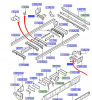 BELKA SPRĘŻYNY PRAWY TYŁ FORD TRANSIT 2006- 1757634 _ BC11-5B566-BA