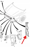 LEWA KIEROWNICA POWIETRZA VOLVO S60 V60 2011- OE 31353295