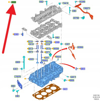 GŁOWICA CYLINDRÓW 1.5 TDCI KUGA PUMA FOCUS 2018- 2368493 _ JX6Q-6C032-AB