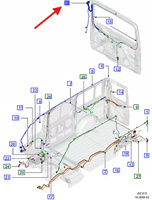 WIĄZKA ŚWIATŁA TYLNE TRANSIT 2000-06 1309512 _ V3C15-13B472-AA