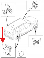 CZUJNIK POZIOMOWANIA ŚWIATEŁ TYŁ VOLVO XC90 XC60 18- V90 V60 OE 32381798