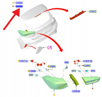 LAMPA LED LEWY TYŁ W KLAPĘ HATCHBACK FOCUS 2022- 2540397 _ NX7B-13A603-DA