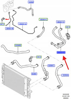 PRZEWÓD UKŁADU CHŁODZENIA 2.0 TDCi MONDEO SMAX 10- 1759718 _ 9G91-8B159-CD