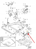 PODUSZKA SILNIKA 3.0 3.2B VOLVO S80 S60 V60 2011- V70 XC60 OE 31262935