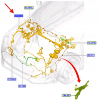 WIĄZKA SILNIKA FORD OE MONDEO 2016-2018 2171598 _ HG9T-12A581-YUC