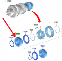 KOŁO ZĘBATE 5 BIEGU 6MX65 FORD PUMA ECOSPORT 17- 2118836 _ H1BR-7M165-AFAA