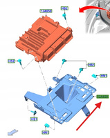 OBUDOWA KOMPUTERA 3.0 V6 FORD EXPLORER 2020- 2413787 _ L1MA-12A692-EB