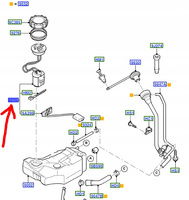 CZUJNIK POZIOMU PALIWA FORD FOCUS Mk1 1.8L DIESEL _1353204_98AP-9275-BS